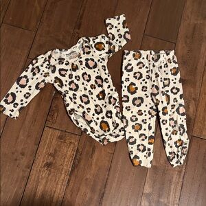 Leopard Print Kids Matching Set